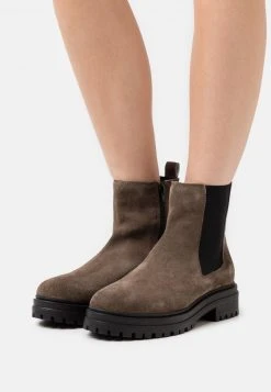 mejor venta ⭐ Anna Field LEATHER - Botines Con Plataforma - Taupe, Mujer 🔔