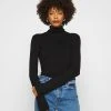 Mejor precio 🛒 Anna Field BASIC- TURTLE NECK - Jersey De Punto - Black, Mujer ⭐