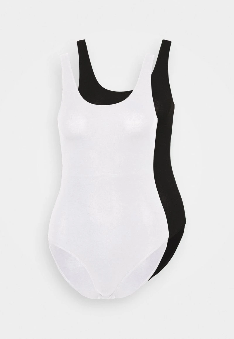 Lo mas barato ❤️ Anna Field 2PP SINGLET BODY WITH BRIEF SHAPE - Body - Black/white, Mujer 🤩 7 Lo mas barato ❤️ Anna Field 2PP SINGLET BODY WITH BRIEF SHAPE - Body - Black/white, Mujer 🤩 - Imagen 5