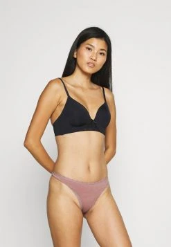 Venta express 🎉 Anna Field 3 PACK SEAMLESS LACE - Tanga - Black/pink/blue, Mujer 🤩