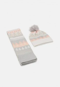 Para estrenar 😍 Anna Field SET - Bufanda - Off-white/grey/pink, Mujer ✔️