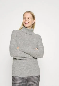 Presupuesto ✔️ Anna Field WOOL BLEND TURTLENECK - Jersey De Punto - Mottled Light Grey, Mujer 🌟