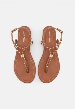 ofertas 🛒 Anna Field ❤️ Sandalias De Dedo - Cognac/gold, Mujer ✨ -Fashionize Ventas 7c596d3d4dd6464c819a2b72b8deb71f