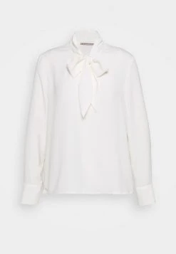 Nuevo 🔥 Anna Field Pussy Bow Blouse - Blusa - Off-white, Mujer ✔️