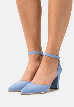 Nuevo ⌛ Anna Field LEATHER - Tacones - Light Blue, Mujer ✨