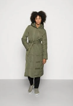 Presupuesto ✔️ Anna Field LONG COAT WITH HOOD - Abrigo De Invierno - Khaki, Mujer ✨