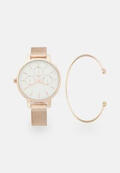 Lo mas barato ✨ Anna Field SET - Reloj - Rose Gold-coloured, Mujer 😀