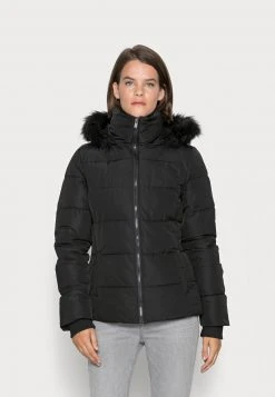 Descuento ✔️ Anna Field SHORT PUFFER WITH HOOD - Chaqueta De Invierno - Black, Mujer 👏