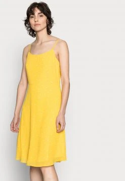 Descuento ❤️ Anna Field STRAPPA FIT AND FLARE - Vestido Informal - Yellow, White, Mujer 🛒 -Fashionize Ventas 8bc04923d59848eaa3e22398621b5e1d
