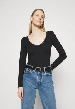 Venta express 😍 Anna Field Camiseta De Manga Larga - Black, Mujer ✨