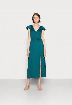 Las mejores reseñas de ✔️ Anna Field WRAP MIDI 💯 DRESS - Vestido Informal - Teal, Mujer ❤️