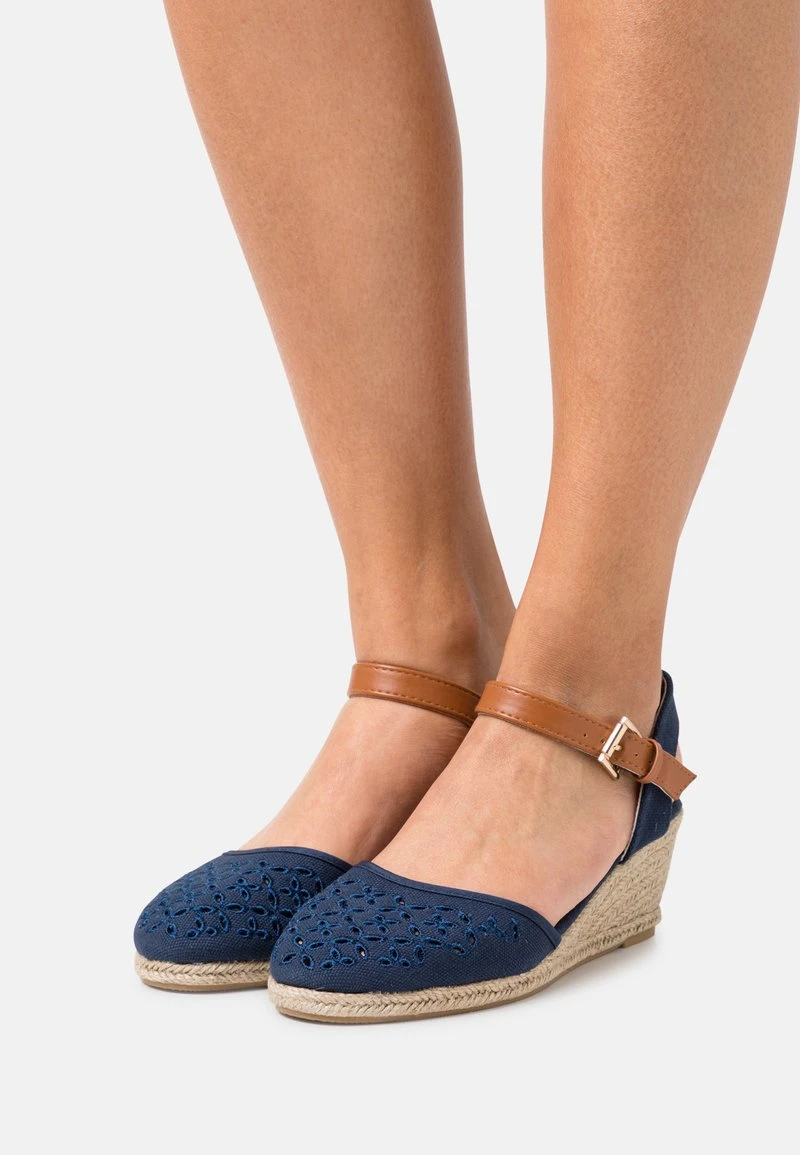 Comprar 😍 Anna Field Sandalias De Cuña - Dark Blue, Mujer 😉 3 Comprar 😍 Anna Field Sandalias De Cuña - Dark Blue, Mujer 😉