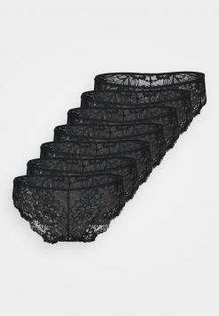 Barato ✨ Anna Field 7 PACK LACE BRIEF - NEW VARIATION OF GREER - MICRO PANEL - Braguitas - Black, Mujer ❤️