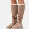 Toma de corriente ✨ Anna Field LEATHER - Botas Para La Nieve - Beige, Mujer ✨ -Fashionize Ventas 92cd8c9bf9b44844818a32846c00985d
