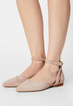 Para estrenar ⌛ Anna Field LEATHER - Bailarinas Con Hebilla - Beige, Mujer ❤️
