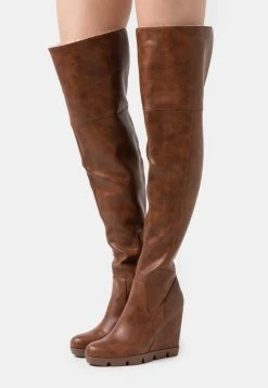 Comprar 😀 Anna Field Botas De Tacón - Cognac, Mujer ❤️