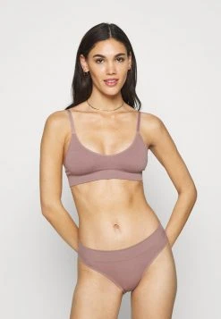Venta express 🛒 Anna Field Rib Seamless Set - Top - Mauve, Mujer ✨