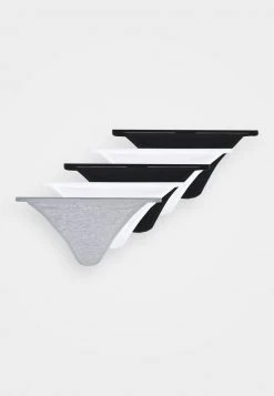 Lo mas barato 💯 Anna Field 5 PACK - Tanga - Grey/black, Mujer ✨