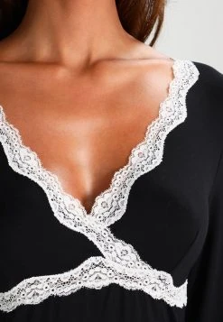 Nuevo ✔️ Anna Field HEIDI LONG SLEEVES VISCOSE NIGHTDRESS - Camisón - Black, Mujer 🔔 -Fashionize Ventas 9cbb26f39b384778a8a395532fe9436b