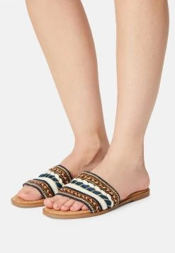 Comprar ⭐ Anna Field 🥰 Sandalias Planas - Dark Blue, Mujer ❤️