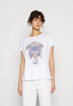 Para estrenar ✨ Anna Field Camiseta Estampada - White, Mujer 🎁