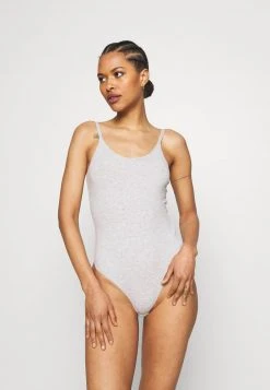 mejor venta 🥰 Anna Field 2PP STRING BODY - Body - White/mottled Light Grey, Mujer ⌛ -Fashionize Ventas a39be5b6a99d43d5bece99c8767fa304