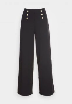 Nuevo ✨ Anna Field BUTTON WAIST WIDE LEG PANTS - Pantalones - Black, Mujer ✔️ 10 Nuevo ✨ Anna Field BUTTON WAIST WIDE LEG PANTS - Pantalones - Black, Mujer ✔️ -Fashionize Ventas a4789d84cbc0447eb7ec484092525895