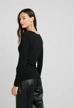 Mejor precio ✔️ Anna Field 2 PACK - Camiseta De Manga Larga - Black/white, Mujer ✨ -Fashionize Ventas a6a5fd569f10485498342e1c719aaaf7