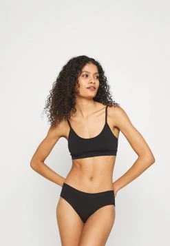 Lo mas barato ✔️ Anna Field 2PP SEAMLESS CROP TOP - Top - Black, Mujer ✔️