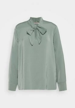 Descuento 💯 Anna Field Pussy Bow Blouse - Blusa - Green, Mujer 🥰