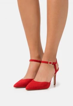 Para estrenar 😀 Anna Field LEATHER - Tacones - Red, Mujer ✨