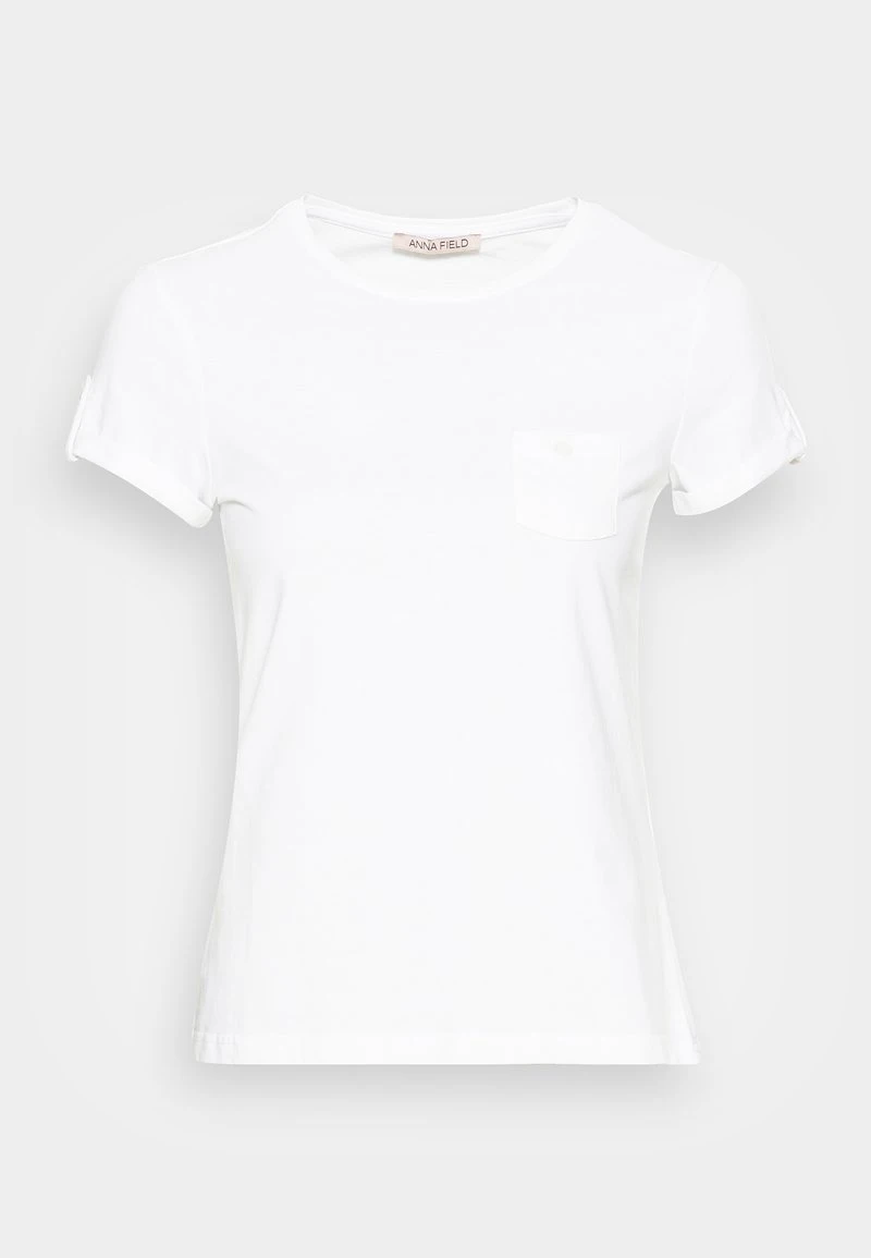 Lo mas barato 👍 Anna Field Camiseta Básica - White, Mujer 😉 6 Lo mas barato 👍 Anna Field Camiseta Básica - White, Mujer 😉 - Imagen 4