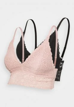 Presupuesto ✔️ Anna Field MATERNITY LACE BRALETTE 2 PACK - Sujetador Sin Aros - Black/pink, Mujer 🧨