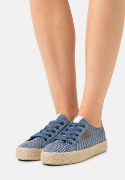 mejor venta ❤️ Anna Field Zapatos Con Cordones - Blue, Mujer 🔔