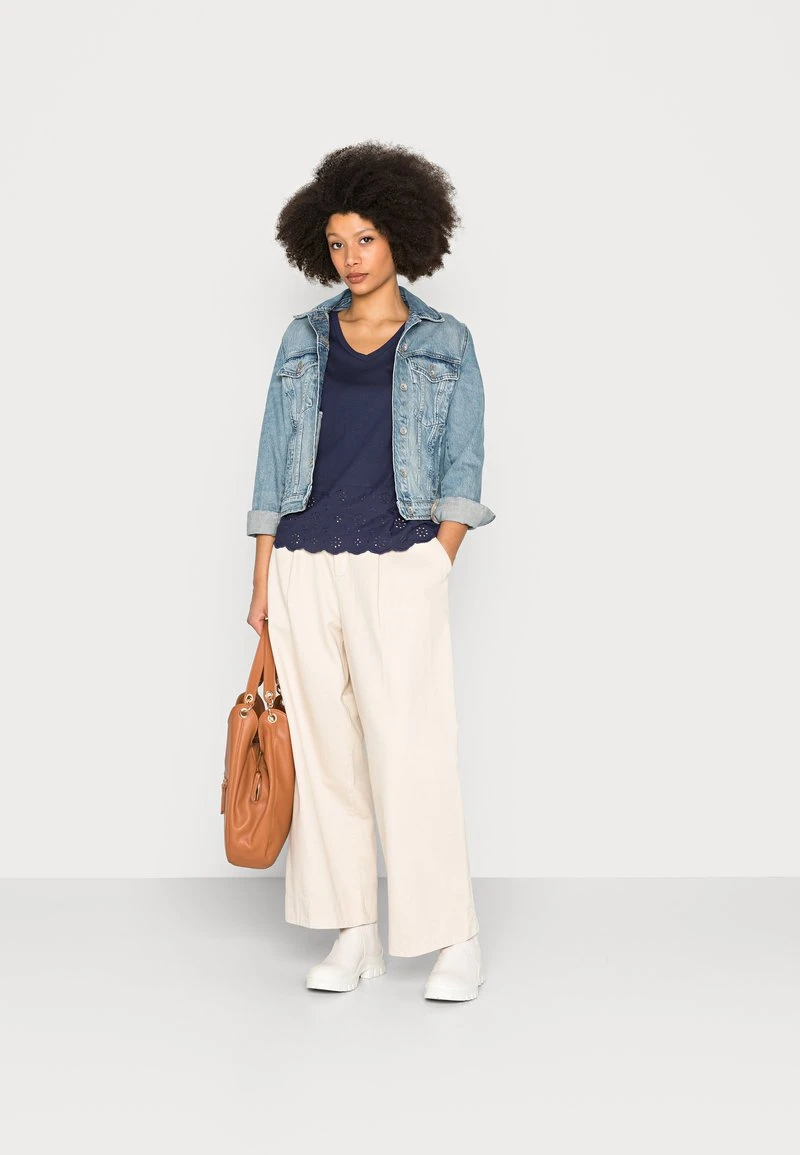 Venta al por mayor 🤩 Anna Field Camiseta Básica - Dark Blue, Mujer 🔥 4 Venta al por mayor 🤩 Anna Field Camiseta Básica - Dark Blue, Mujer 🔥 - Imagen 2