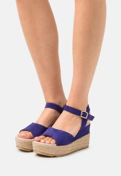 Las mejores reseñas de ✔️ Anna Field LEATHER - Sandalias De Cuña - Dark Blue, Mujer ❤️