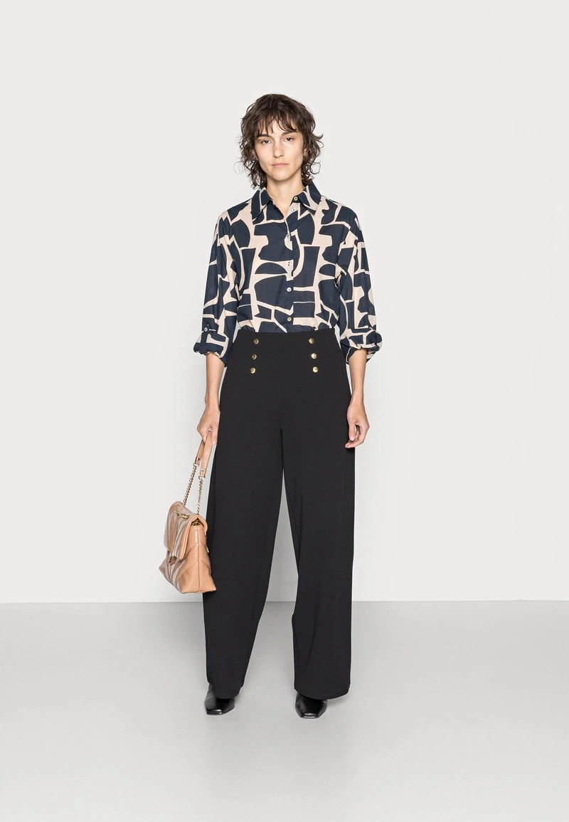 Nuevo ✨ Anna Field BUTTON WAIST WIDE LEG PANTS - Pantalones - Black, Mujer ✔️ 4 Nuevo ✨ Anna Field BUTTON WAIST WIDE LEG PANTS - Pantalones - Black, Mujer ✔️ - Imagen 2