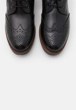 Comprar 🎉 Anna Field LEATHER - Botines Con Cordones - Black, Mujer 👏 -Fashionize Ventas b137a611f6dd440db154f905fb5fe1cd