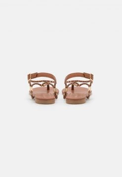 ofertas 🛒 Anna Field ❤️ Sandalias De Dedo - Cognac/gold, Mujer ✨ -Fashionize Ventas b20be9afd3644b9c954e17b8ff6ab093