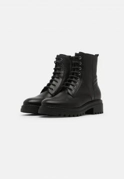 Descuento 🔔 Anna Field LEATHER - Botines Con Cordones - Black, Mujer 😀 -Fashionize Ventas b4a8e127dc514162b6425beffe257698