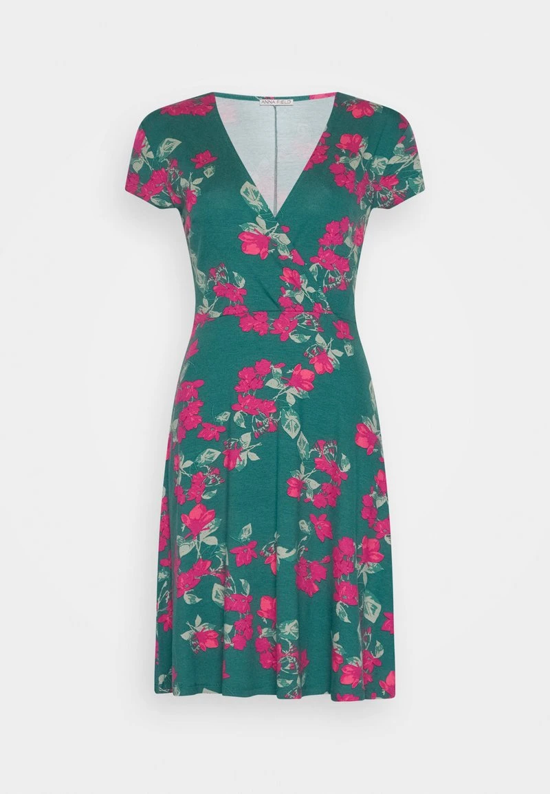 Presupuesto ✔️ Anna Field Vestido Ligero - Dark Green/pink, Mujer ✔️ 7 Presupuesto ✔️ Anna Field Vestido Ligero - Dark Green/pink, Mujer ✔️ - Imagen 5
