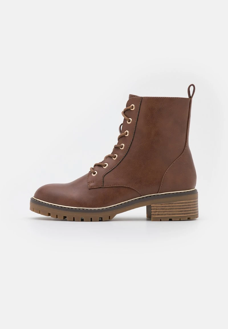 Nuevo 🌟 Anna Field Botines Con Cordones - Cognac, Mujer ⭐ 4 Nuevo 🌟 Anna Field Botines Con Cordones - Cognac, Mujer ⭐ - Imagen 2