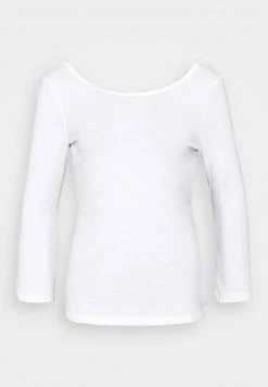 Toma de corriente 👏 Anna Field Camiseta De Manga Larga - White, Mujer 👍