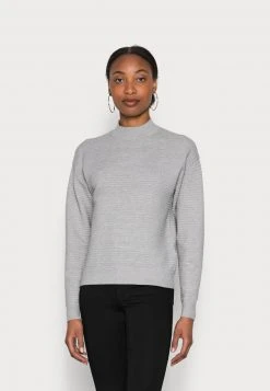 ofertas 😍 Anna Field Ottoman Jumper - Jersey De Punto - Mottled Light Grey, Mujer ✔️