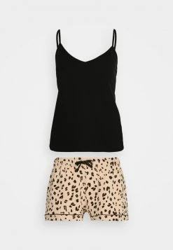 10 mejores ✔️ Anna Field LEOPARD CAMI SET - Pijama - Black/sand, Mujer 👍 -Fashionize Ventas be531f3ad30242baa362840eb8e61941