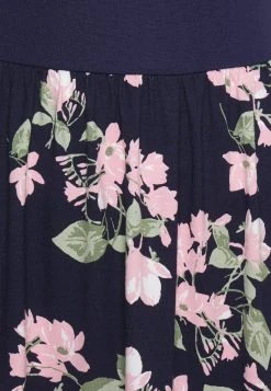 Barato ✨ Anna Field BOAT NECK PRINT 😉 DRESS WITH SOLID ⌛ SKIRT - Vestido Ligero - Dark Blue, Mujer ⭐ -Fashionize Ventas be7050b4fa9e4044a4b64385a5771d44