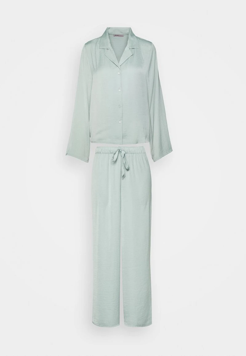 Lo mas barato 😉 Anna Field 🥰 HAMMERED SATIN PJ SET - Pijama - Green, Mujer ✨ 6 Lo mas barato 😉 Anna Field 🥰 HAMMERED SATIN PJ SET - Pijama - Green, Mujer ✨ - Imagen 4
