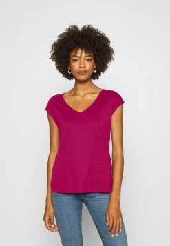 Barato ✔️ Anna Field Camiseta Básica - Berry, Mujer 🤩