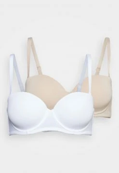 Gran venta 👍 Anna Field 2 PACK - Sujetador Sin Tirantes/multiescote - White/nude, Mujer 🥰