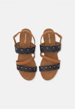 Toma de corriente 😉 Anna Field 👍 Sandalias - Dark Blue/cognac, Mujer ✨ -Fashionize Ventas c1cfae73daf9400daa7bdba269fe368d